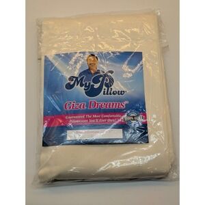 My Pillow Ivory BODY Pillowcase 22" X 57" Thread Count 400 NEW